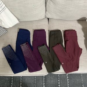 4 Pair lululemon Tight Stuff Tight